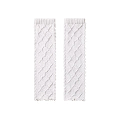 COZY LIGHT CABLE KNIT LEG WARMERS | IVORY
