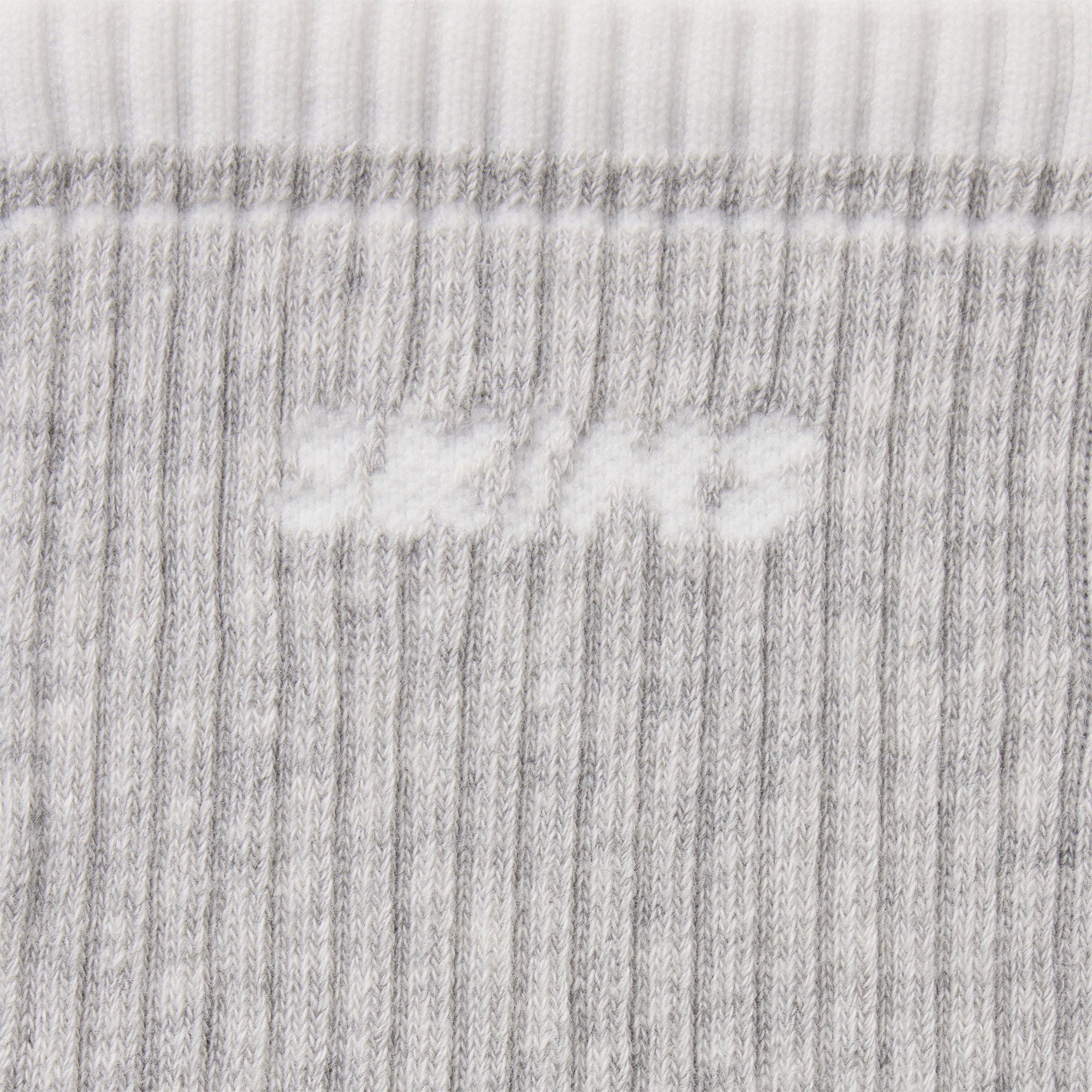 SKIMS SOCKS RIBBED QUARTER CREW LOGO SOCK 3-PACK | CURRANT SNOW MULTI