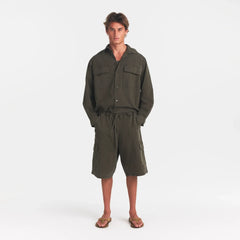 WOVEN MENS RELAXED SHIRT | JUNGLE