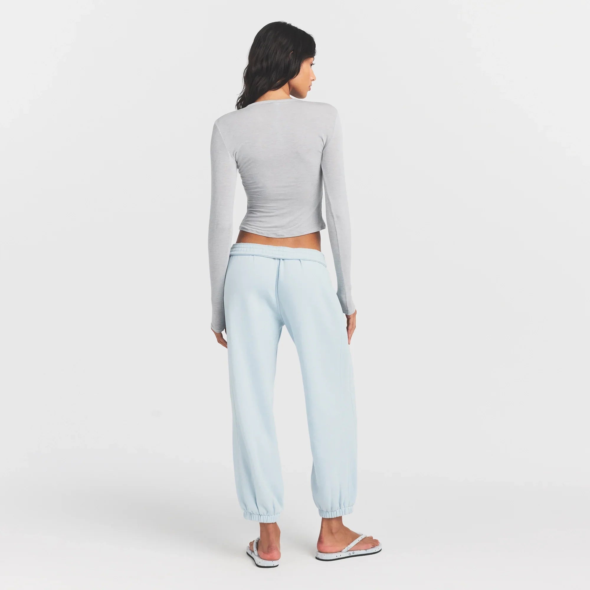 SHEER MODAL CARDIGAN | HEATHER GREY