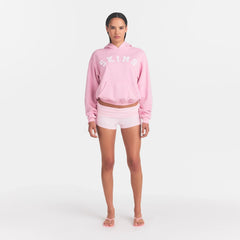 COTTON FLEECE LOGO CLASSIC HOODIE | HALITE WITH SNOW LOGO