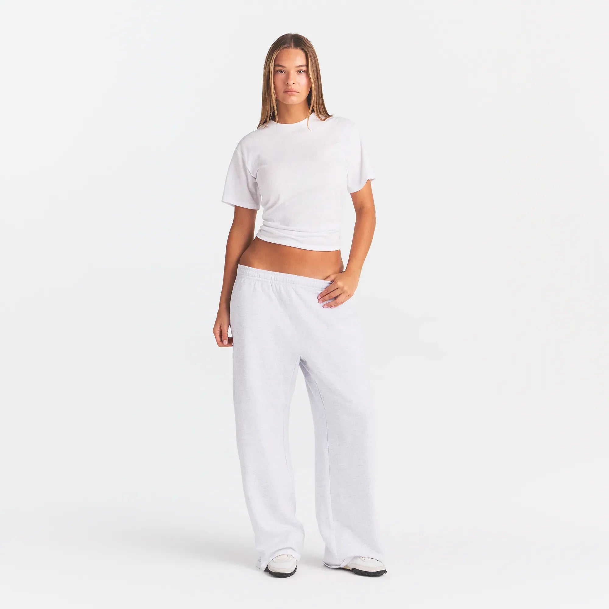WORN IN JERSEY KNOT BACK T-SHIRT | SNOW