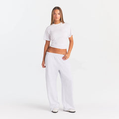 WORN IN JERSEY KNOT BACK T-SHIRT | SNOW