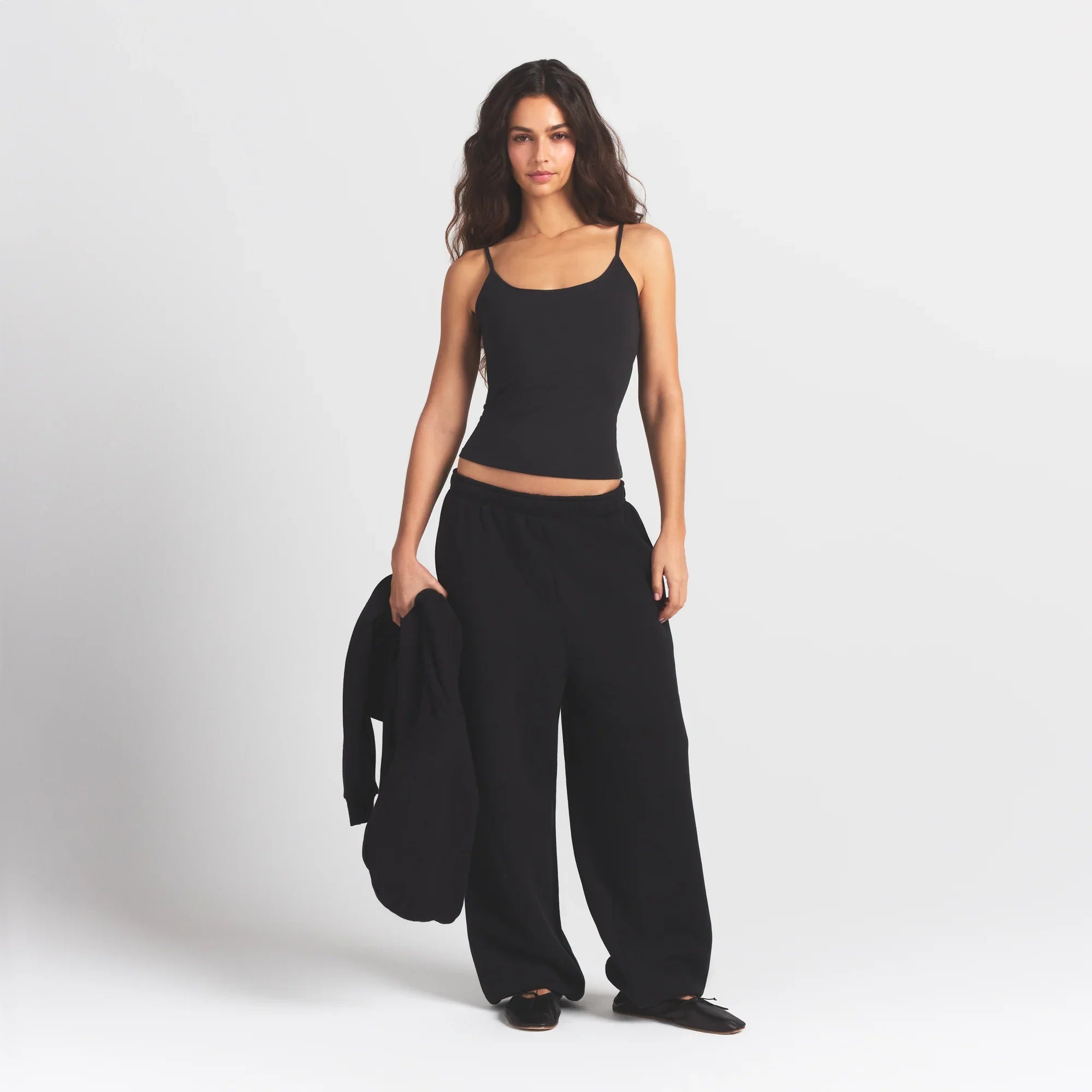 COTTON JERSEY SCOOP NECK CAMI | SOOT