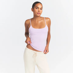 COTTON JERSEY SCOOP NECK CAMI | SUGAR PLUM