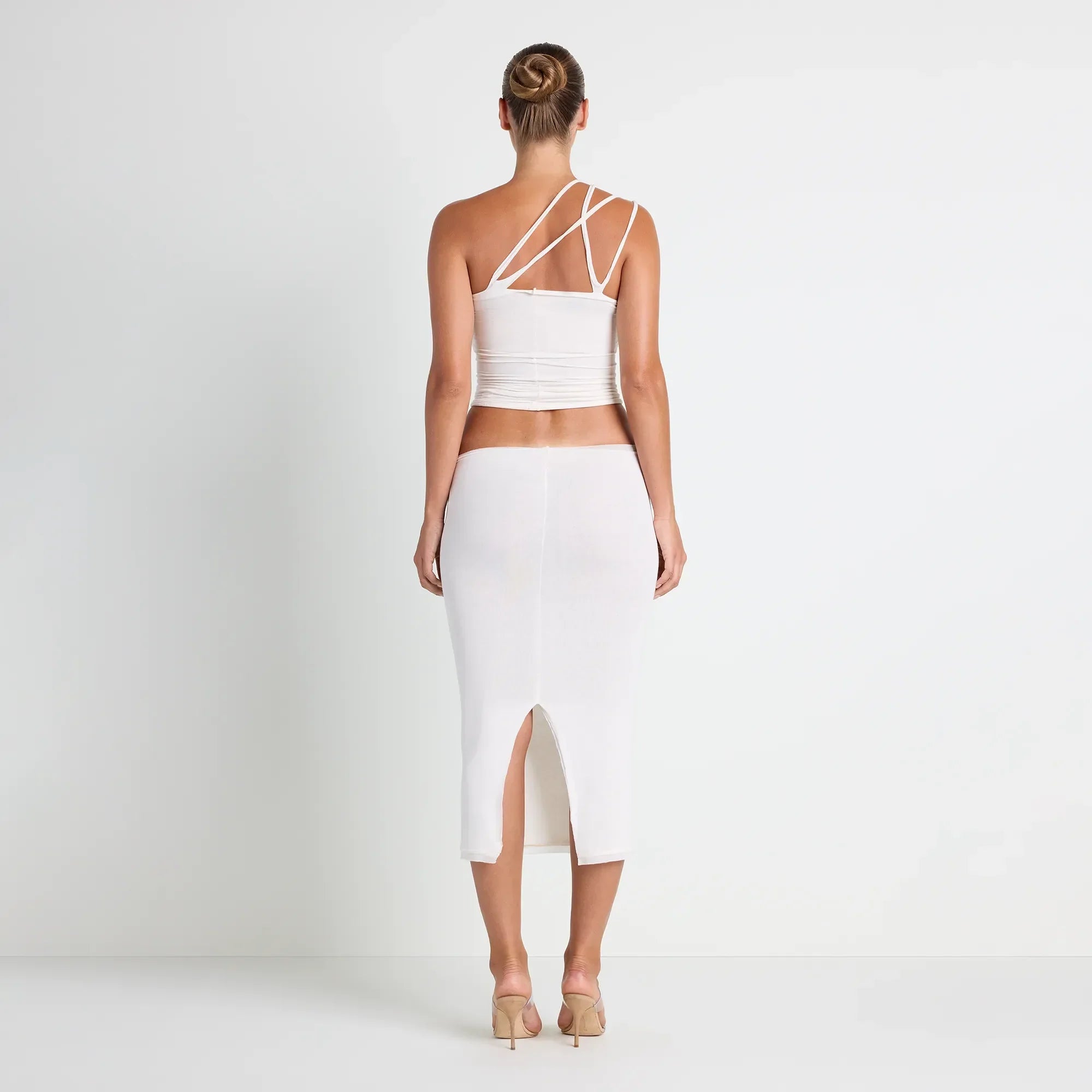 VETTESE X SKIMS SHEER MODAL TOP | ECRU