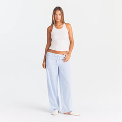 RIB SLEEP TANK | IVORY
