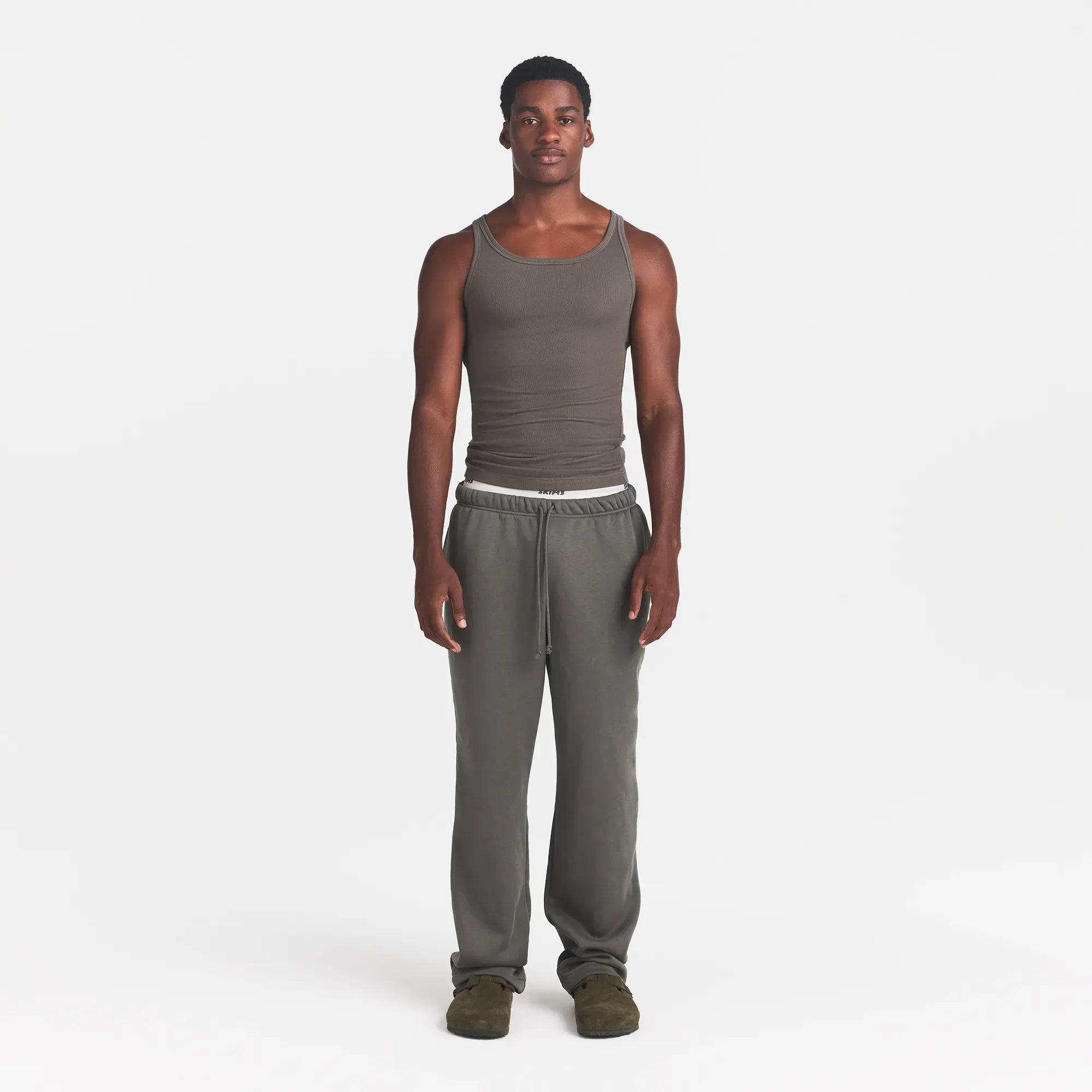 SKIMS COTTON MENS RIB TANK 3-PACK | JUNGLE MULTI