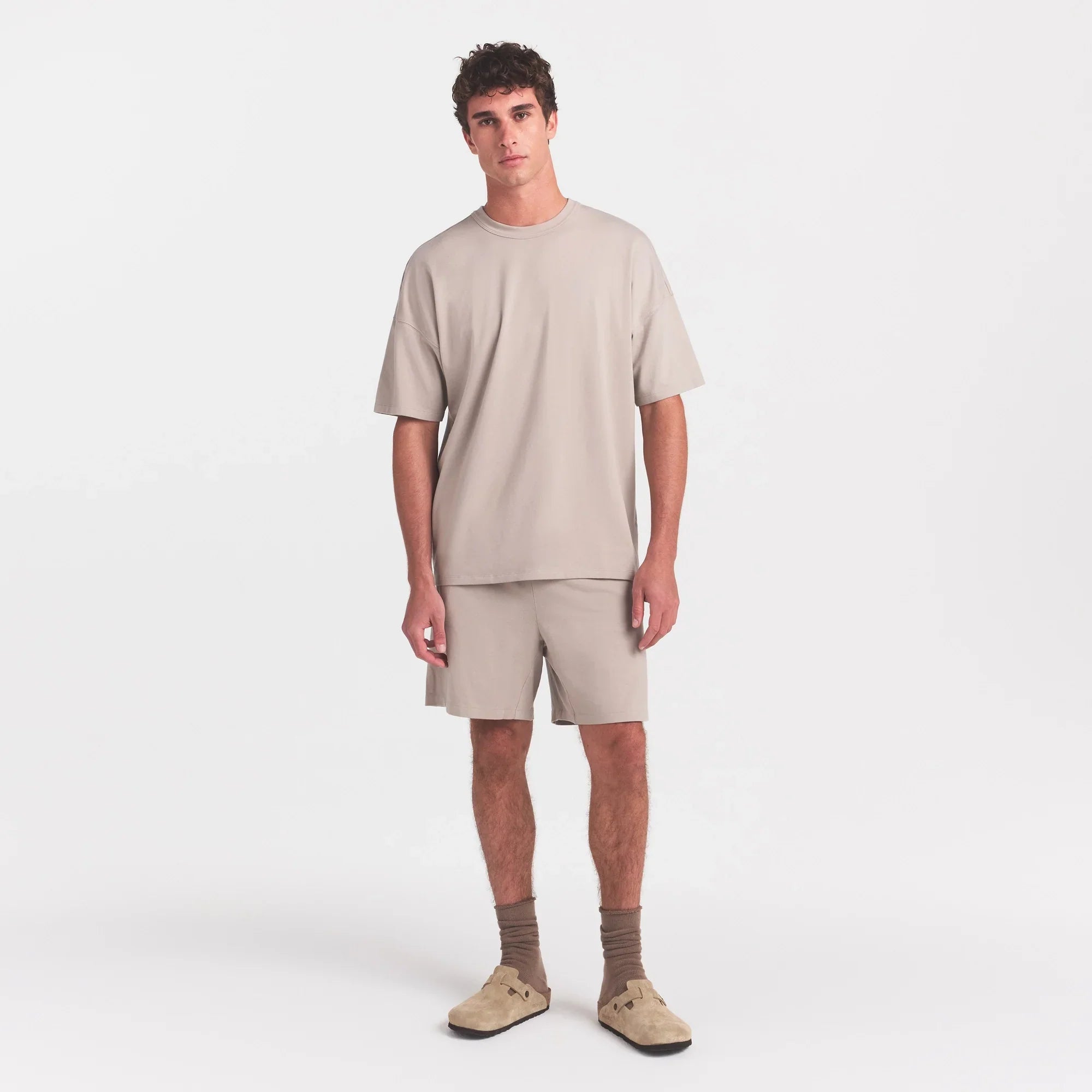 JERSEY LOUNGE MENS OVERSIZED T-SHIRT | LINEN