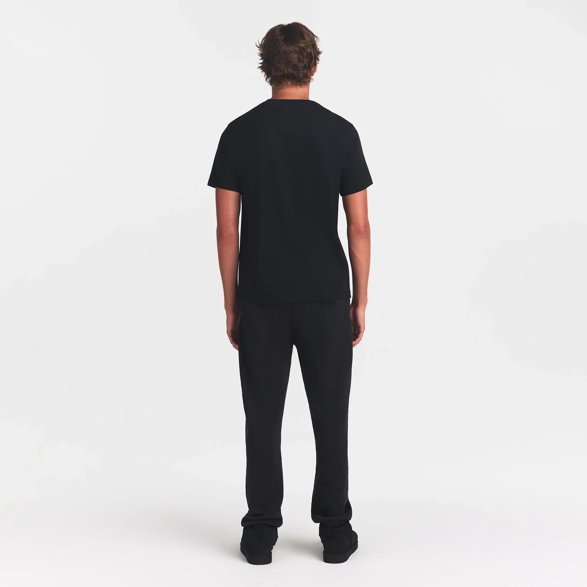 SKIMS COTTON MENS CLASSIC T-SHIRT | ONYX