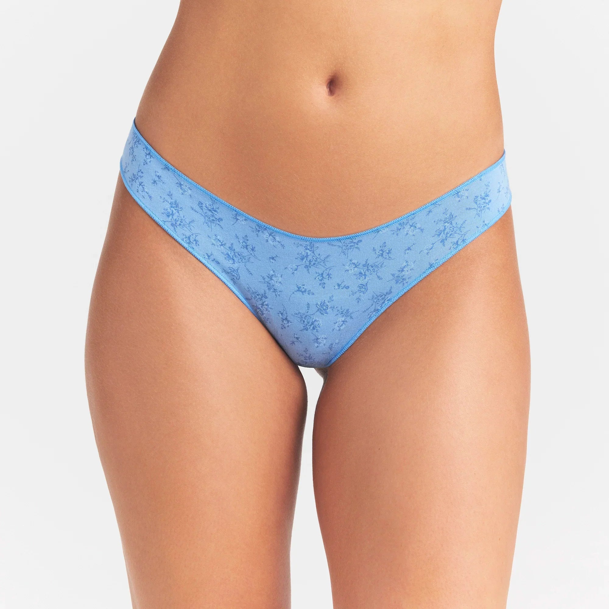 LIGHTWEIGHT COTTON THONG 10-PACK | DAINTY FLORAL MULTI